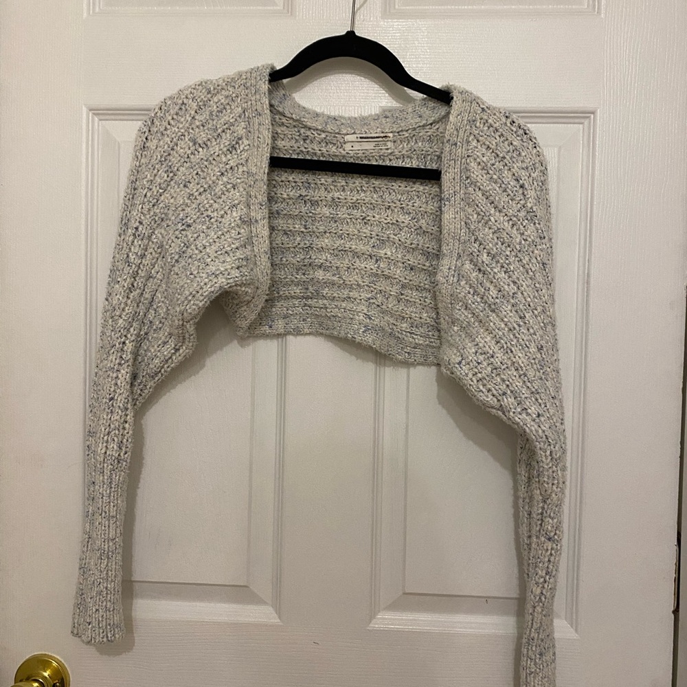 Anthropologie Knit Women's Shrug - Light Gray